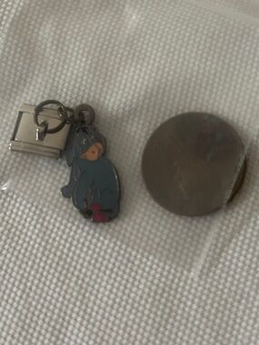 Disney Eeyore Bracelet add a  Charm in Blue with Red Accent